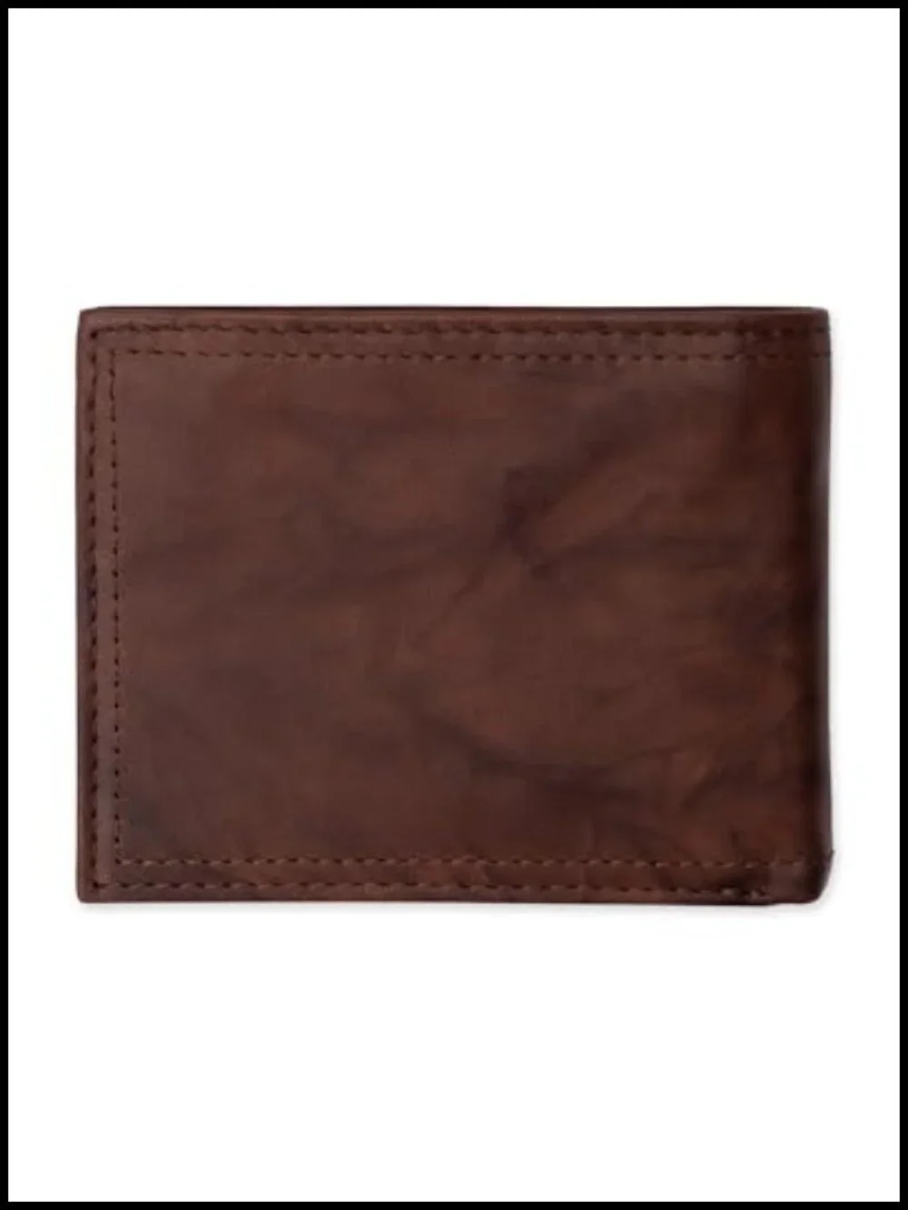 Bifold Leather Wallet with RFID Blocking - Slim Extra Capacity